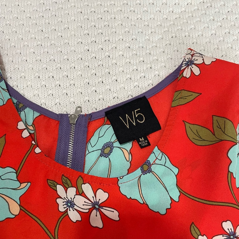 W5 women’s sleeveless high low blouse - Picture 4 of 8